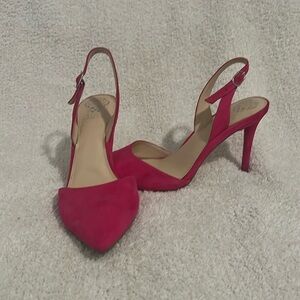 Vince Camuto Pink Slingbacks